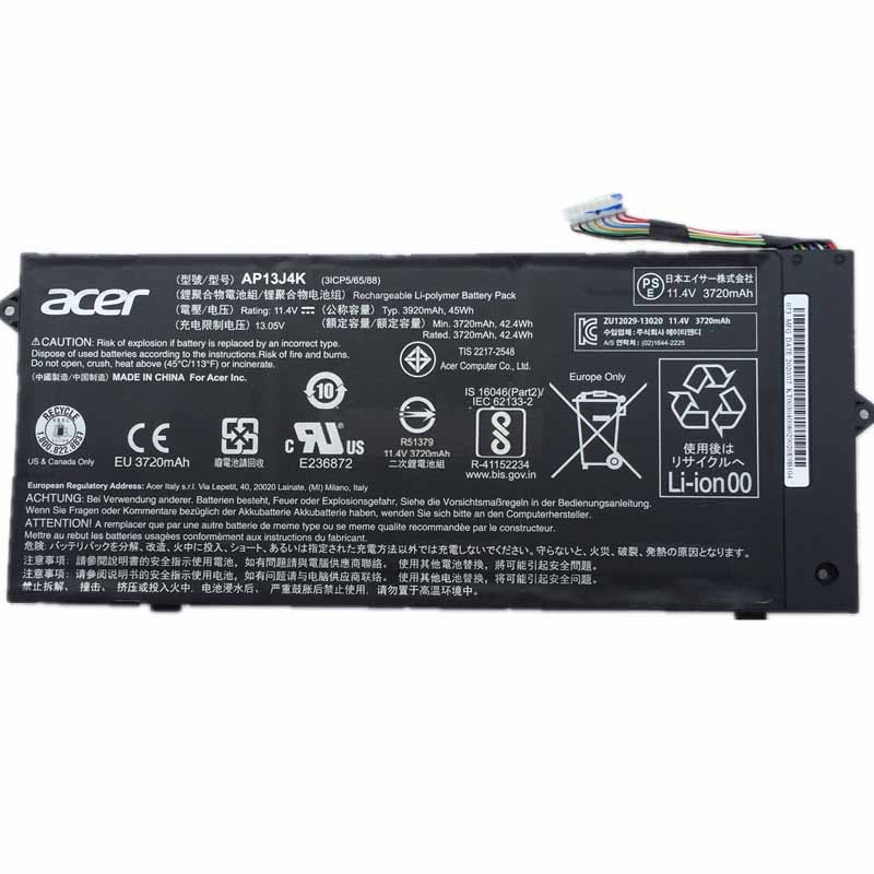 3990mAh 45Whr 3 Zellen Akku für Acer Chromebook CB3-431-C345